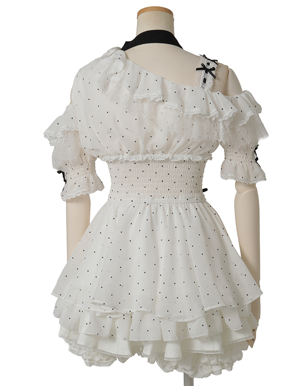 予約商品】ワンショルダーライクシフォンチュニック ｜ LIZ LISA