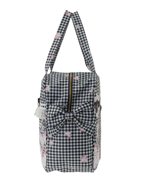 予約商品】Sweet Gingham Tea Room柄キャリーオンバッグ ｜ LIZ LISA