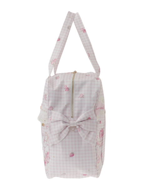 予約商品】Sweet Gingham Tea Room柄キャリーオンバッグ ｜ LIZ LISA