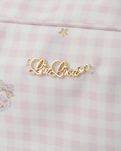 予約商品】Sweet Gingham Tea Room柄キャリーオンバッグ ｜ LIZ LISA
