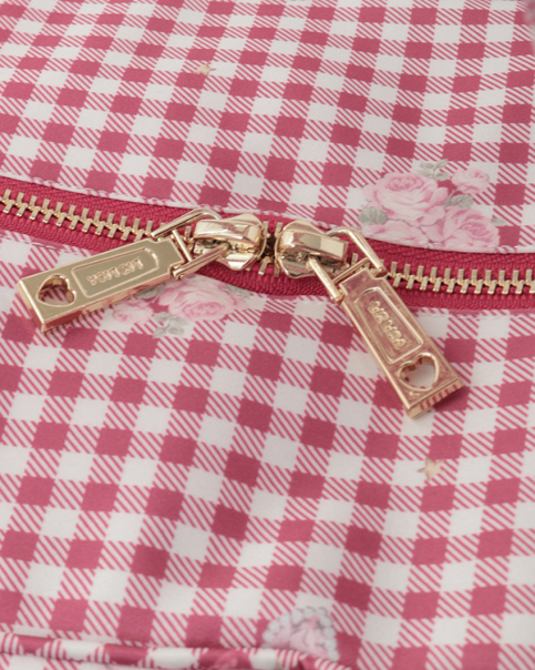 LIZ LISA デイジーとバスケットチャームのキャミソール Sweet Gingham Tea Room柄キャリーオンバッグ ｜ LIZ LISA（リズリサ