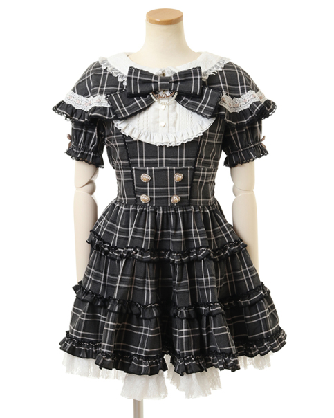 チェックリボンケープワンピース ｜ LIZ LISA（リズリサ）公式