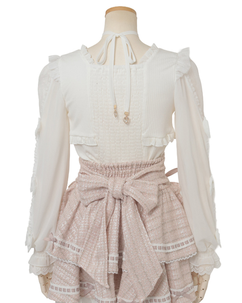 フリルハートリボンスリーブトップス ｜ LIZ LISA（リズリサ）公式通販