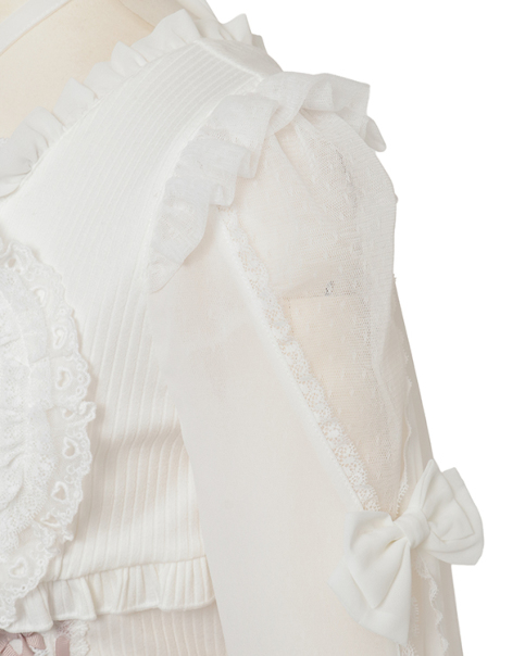 フリルハートリボンスリーブトップス ｜ LIZ LISA（リズリサ）公式通販