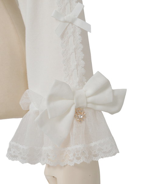 リボンレースボレロカットカーディガン ｜ LIZ LISA（リズリサ