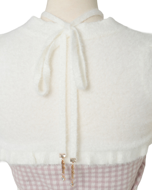 LIZLISA アームウォーマー付ビスチェトップス　ホワイト　リズリサ ❤︎ 𝐋𝐈𝐙 𝐋𝐈𝐒𝐀 近鉄Pass'e店 ❤︎ #アームウォーマー付ビスチェ