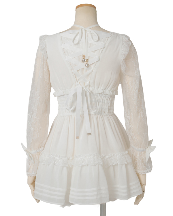 美品♡リズリサ♡フロントティアードシフォンワンピース♡ピンク♡ フロントティアードシフォンワンピース ｜ LIZ LISA（リズリサ）公式