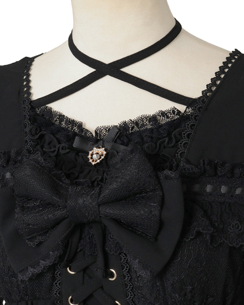 フロントティアードシフォンワンピース ｜ LIZ LISA（リズリサ