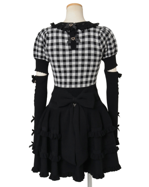 ギンガムニットカットアウトワンピース ｜ LIZ LISA（リズリサ）公式