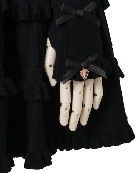 LIZLISA リズリサ ギンガムジャガードニットトップス ブラック ギンガムジャガードニットトップス ｜ LIZ LISA（リズリサ）公式