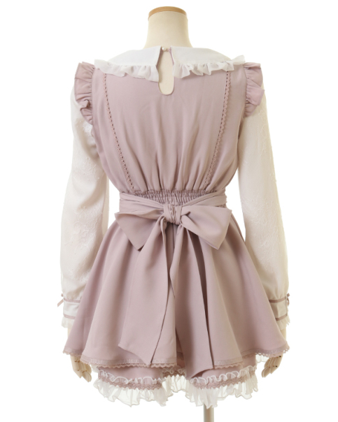 LIZLISA フリルヨークリボンセットアップ ピンク フリルヨークリボンセットアップ ｜ LIZ LISA（リズリサ）公式通販