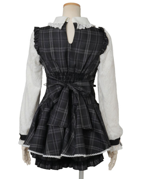 LIZLISA セットアップ リボン ダブルハートボタンツイードセットアップ ｜ LIZ LISA（リズリサ）公式