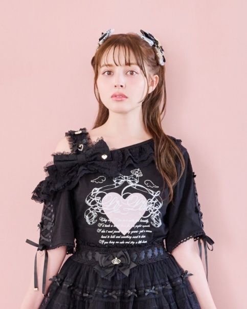 ワンショルダープリントTシャツ ｜ LIZ LISA（リズリサ）公式通販