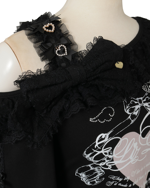 ワンショルダープリントTシャツ ｜ LIZ LISA（リズリサ）公式