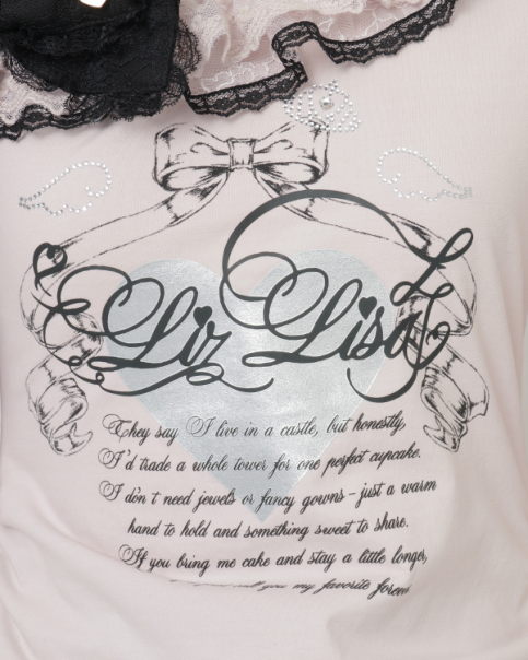 ワンショルダープリントTシャツ ｜ LIZ LISA（リズリサ）公式