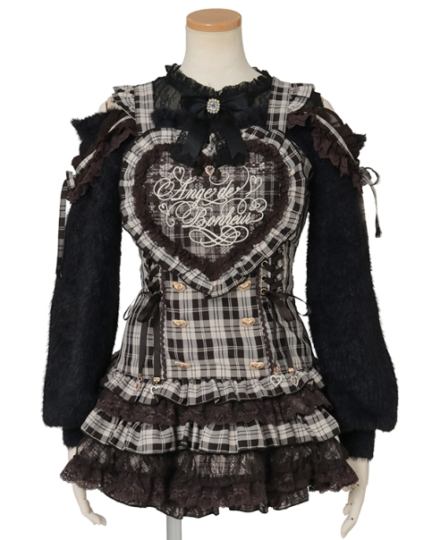 LIZ LISA　リズリサ　ハートエプロンワンピース ハートエプロンワンピース ｜ LIZ LISA（リズリサ）公式通販