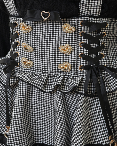 はしごリボンチェックティアードスカパン ｜ LIZ LISA（リズリサ）公式