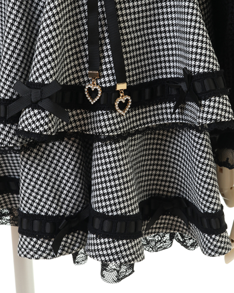 はしごリボンチェックティアードスカパン ｜ LIZ LISA（リズリサ）公式