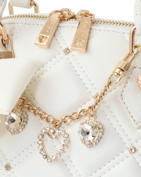 LIZLISAビジューキルティングハンドバッグ ホワイト ビジューキルティングハンドバッグ ｜ LIZ LISA（リズリサ）公式