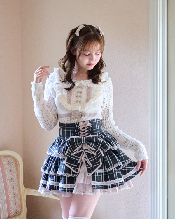 予約商品】ブラウスレイヤードライクニット ｜ LIZ LISA（リズリサ