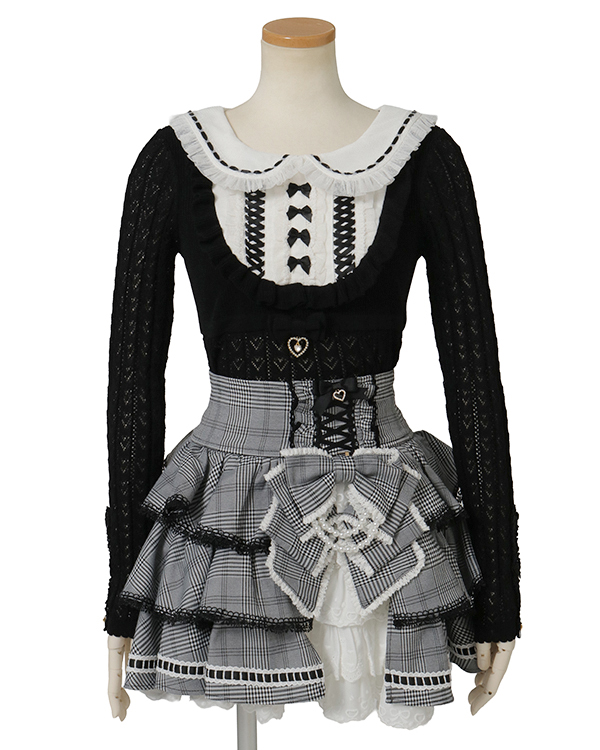 予約商品】ブラウスレイヤードライクニット | LIZ LISA(リズリサ 予約商品】ブラウスレイヤードライクニット | LIZ LISA(リズリサ