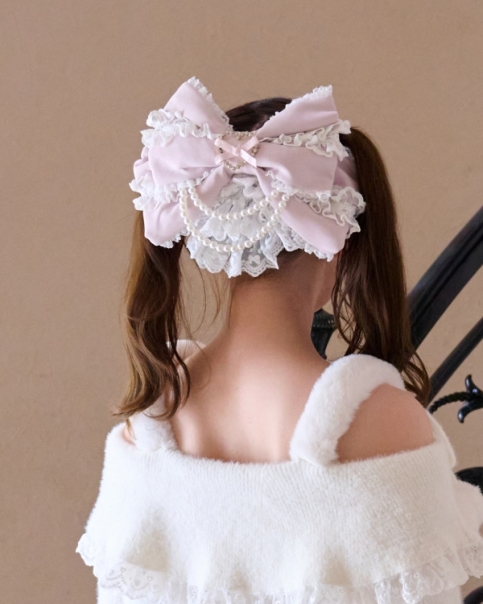 ティアードレースBIGリボンバレッタ | LIZ LISA(リズリサ)公式通販 ティアードレースBIGリボンバレッタ | LIZ LISA(リズリサ)公式通販