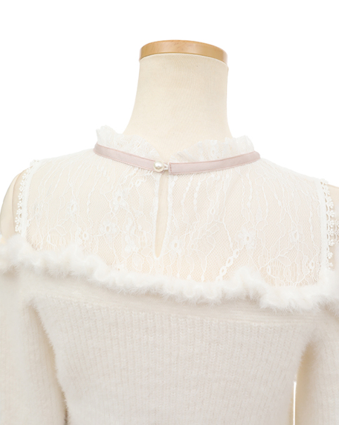 予約商品】レイヤード風肩あきニット ｜ LIZ LISA（リズリサ