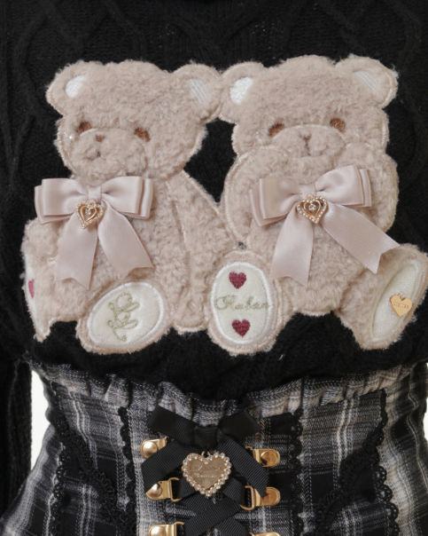予約商品】Twin Bearsニットトップス ｜ LIZ LISA（リズリサ