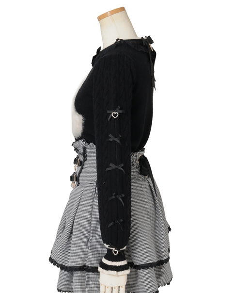 キャットジャガードリボンスリーブニット ｜ LIZ LISA（リズリサ）公式