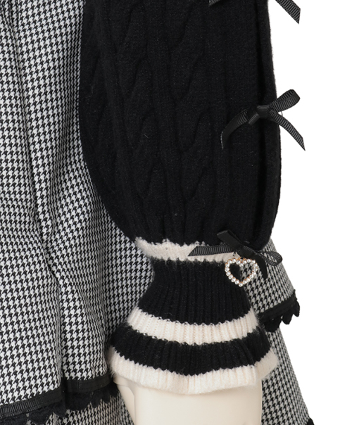 キャットジャガードリボンスリーブニット ｜ LIZ LISA（リズリサ