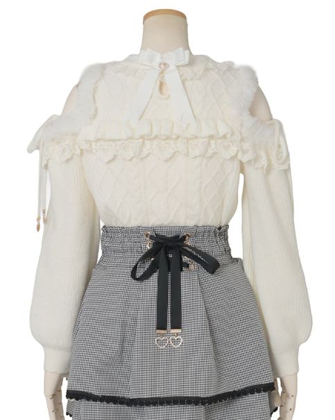 ファースリーブオープンショルダーニット ｜ LIZ LISA（リズリサ）公式