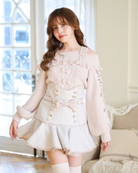 オフショルフェザーニットトップス ｜ LIZ LISA（リズリサ）公式通販