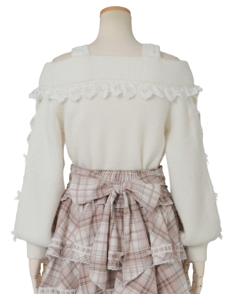 ぷりぷり様ご依頼品 オフショルフェザーニットトップス ｜ LIZ LISA（リズリサ）公式通販