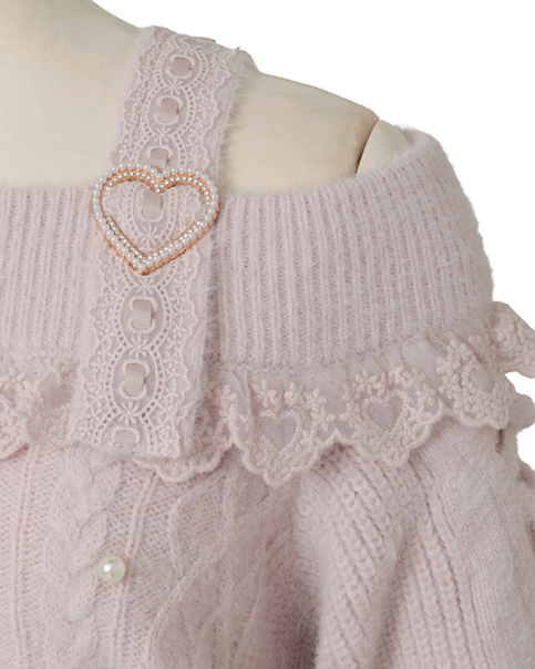 オフショルフェザーニットトップス ｜ LIZ LISA（リズリサ）公式通販