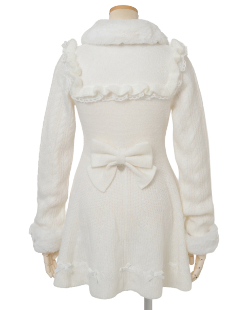 LIZLISA ファー付きカーディガン ファーカラーぺプラムカーディガン ｜ LIZ LISA（リズリサ）公式通販