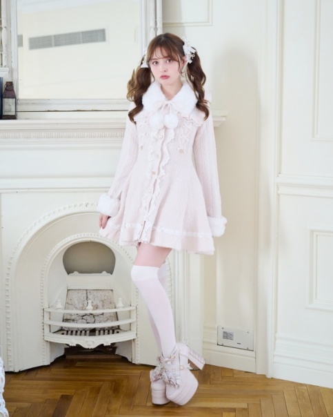 LIZLISA ファー付きカーディガン ファーカラーぺプラムカーディガン ｜ LIZ LISA（リズリサ）公式通販