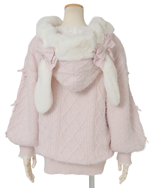 うさみみフェザーニットパーカー ｜ LIZ LISA（リズリサ）公式通販