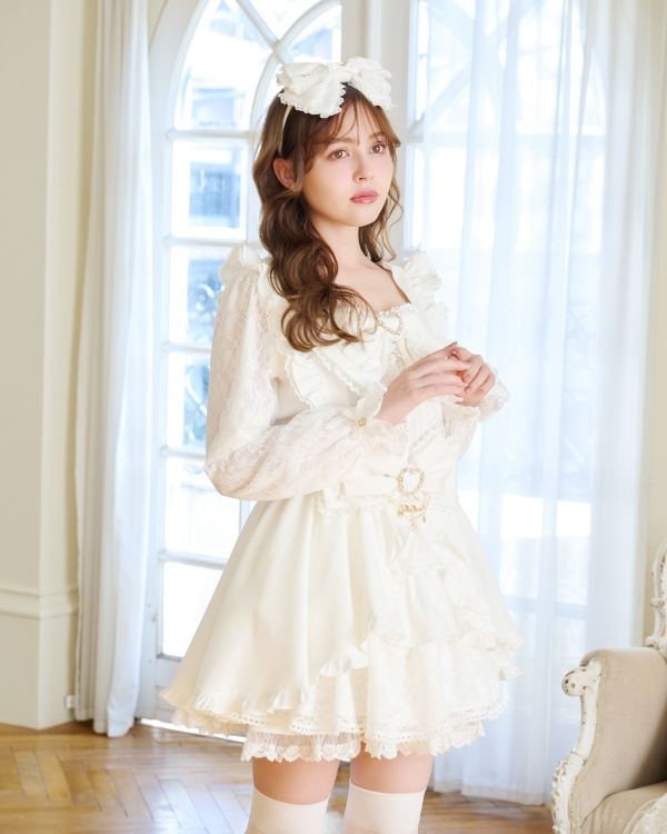 予約商品】フロントカシュクールBIGリボンセットアップ ｜ LIZ LISA