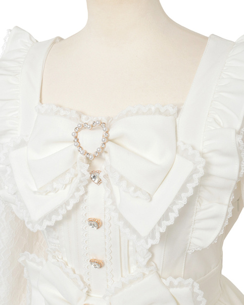 フロントカシュクールBIGリボンセットアップ ｜ LIZ LISA（リズリサ