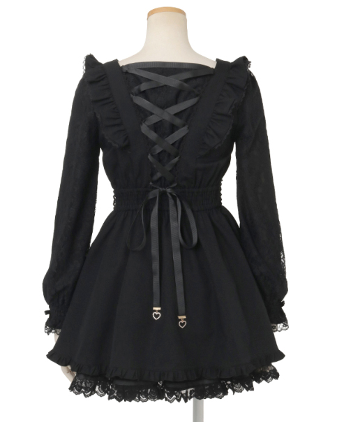 フロントカシュクールBIGリボンセットアップ ｜ LIZ LISA（リズリサ