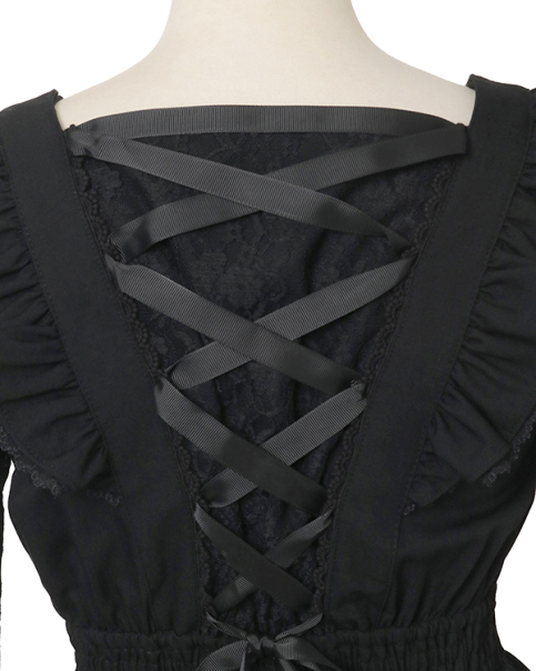 フロントカシュクールBIGリボンセットアップ ｜ LIZ LISA（リズリサ