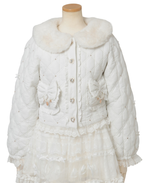 LIZLISA ショートコート ホワイト 2023 New Collection_Vol.3 ｜ LIZ LISA（リズリサ）公式通販