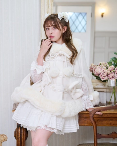 シャギーツインリボンポンチョ ｜ LIZ LISA（リズリサ）公式通販