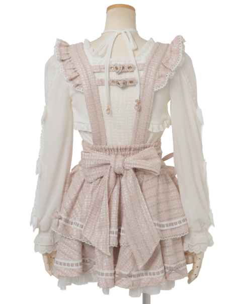 はしごリボンツイードティアードスカパン ｜ LIZ LISA（リズリサ）公式