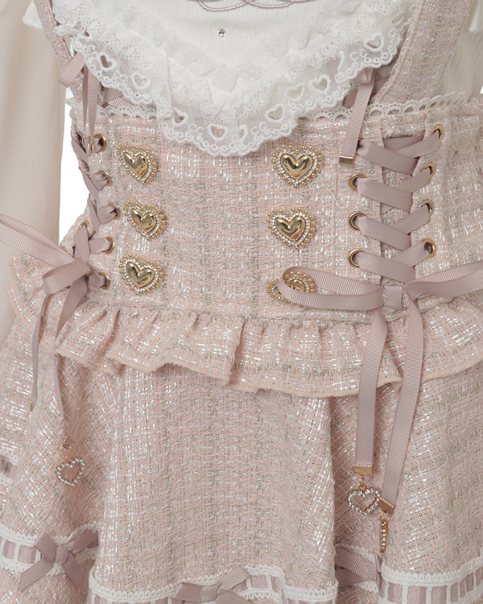 はしごリボンツイードティアードスカパン ｜ LIZ LISA（リズリサ）公式