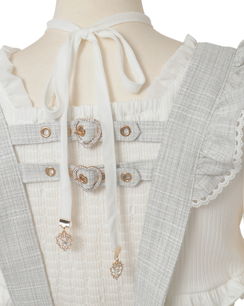 【専用】リプサリス✳︎さま 予約商品】はしごリボンツイードティアードスカパン ｜ LIZ LISA