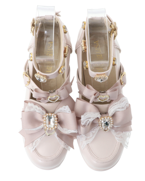 LIZLISA ハートビジュープラットフォームローファー LIZ LISA Official Online Store Girly Fashion｜ Tokyo Kawaii Life