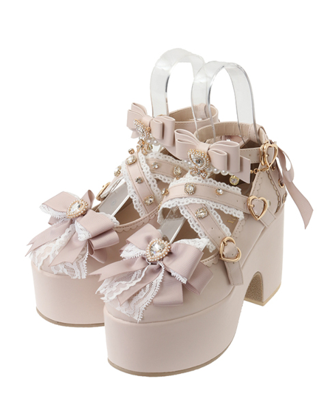 クロスストラップリボンパンプス ｜ LIZ LISA（リズリサ）公式通販