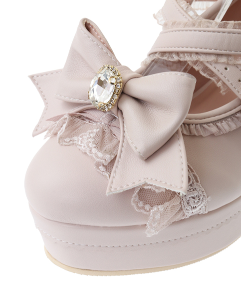 トゥシューズライクフリルリボンパンプス ｜ LIZ LISA（リズリサ）公式