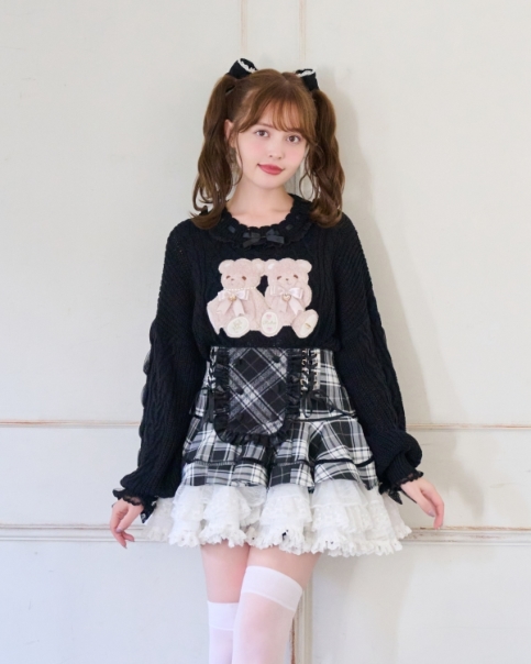 予約商品】Twin Bearsニットトップス ｜ LIZ LISA（リズリサ）公式通販